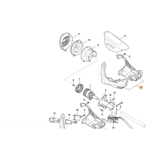STIHL   Obudowa silnika FSA 130 4867 600 0800